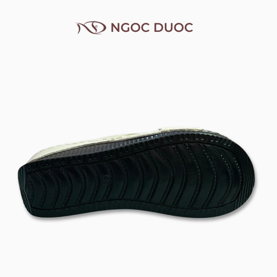DÉP ĐẾ XUỒNG QUAI CHÉO MÀU TRẮNG