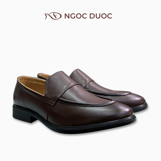 GIÀY NAM PENNY LOAFER MŨI VIỀN MÀU NÂU