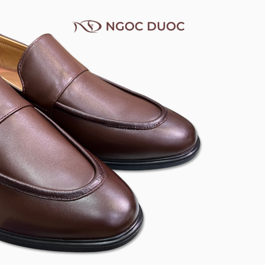 GIÀY NAM PENNY LOAFER MŨI VIỀN MÀU NÂU