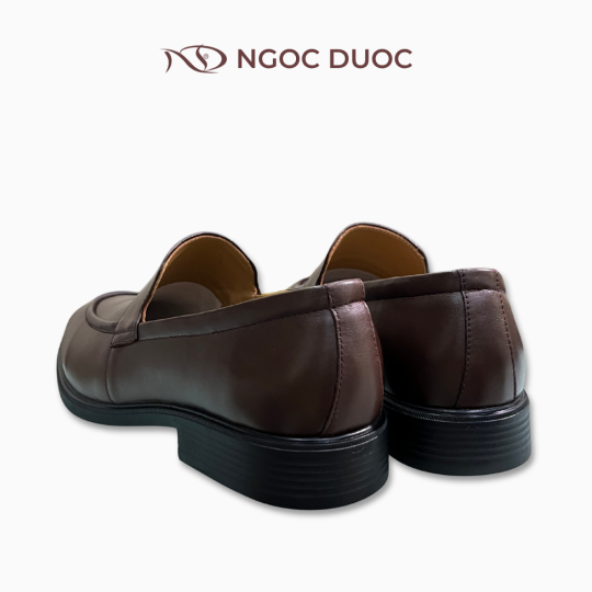 GIÀY NAM PENNY LOAFER MŨI VIỀN MÀU NÂU