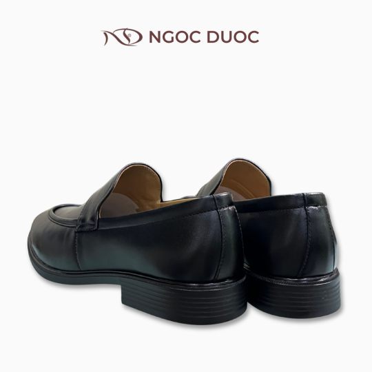 GIÀY NAM PENNY LOAFER MŨI VIỀN MÀU ĐEN