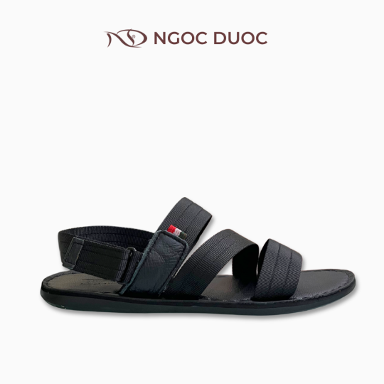 SANDAL NAM ĐẾ BẰNG VẢI BỐ QUAI CHÉO 