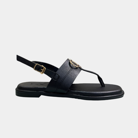 SANDAL XỎ NGÓN ĐÍNH KHOÁ KIM LOẠI