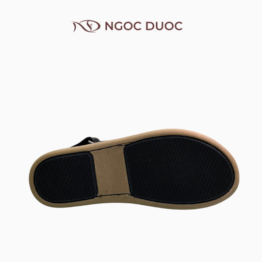 SANDAL DA QUAI CHÉO ÔM CHÂN VIÊN CHỈ NỔI
