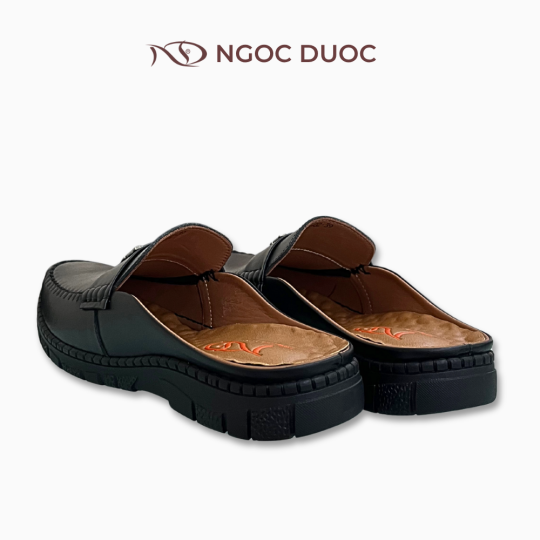 GIÀY SAPO NAM NGỌC ĐƯỢC VIỀN CHỈ NỔI MÀU ĐEN