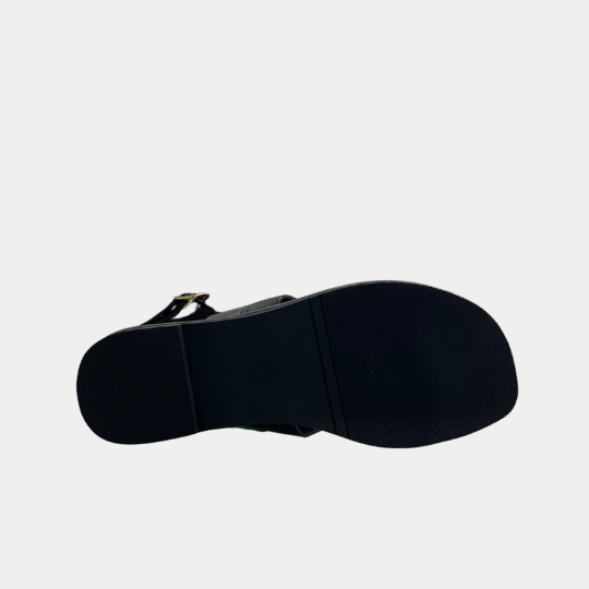 SANDAL XỎ NGÓN ĐÍNH KHOÁ KIM LOẠI