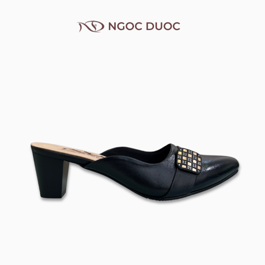 GIÀY SỤC GÓT TRỤ NGỌC ĐƯỢC MŨI NHỌN ĐÍNH ĐÁ