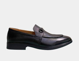 GIÀY PENNY LOAFER ĐÍNH KHOÁ KIM LOẠI NGANG MÀU ĐEN