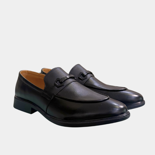 GIÀY PENNY LOAFER ĐÍNH KHOÁ KIM LOẠI NGANG MÀU ĐEN
