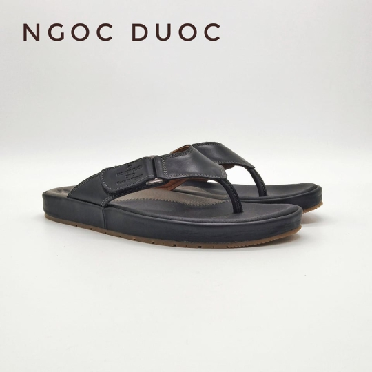 Dép Kẹp Nam - Đen Rêu