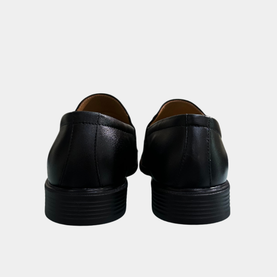GIÀY PENNY LOAFER ĐÍNH KHOÁ KIM LOẠI NGANG MÀU ĐEN