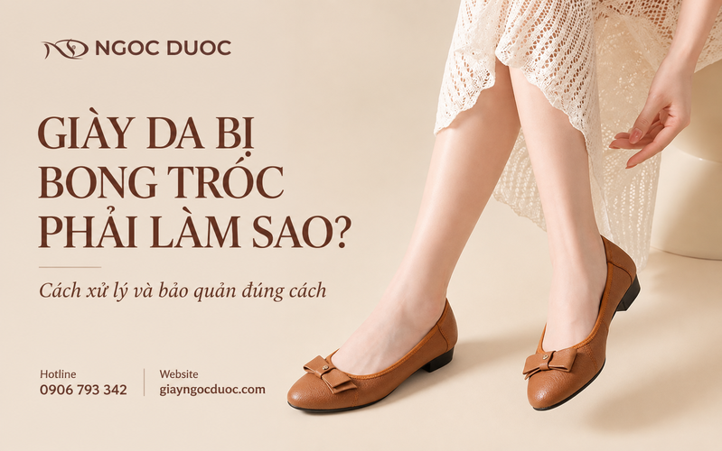 Giày da bị bong tróc có thể xuất phát từ nhiều nguyên nhân như độ ẩm, nhiệt độ cao hoặc vệ sinh không đúng cách.